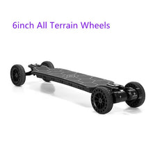 Load image into Gallery viewer, Ownboard Bamboo AT 3000W 39” All Terrain Electric Skateboard Dual Belt Motor 14AH battery Fiberglass Bamboo double-drop deck