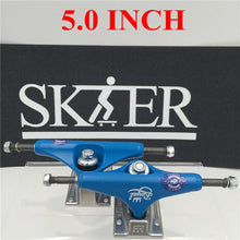 Load image into Gallery viewer, 2PCS USA Royal Skateboard Trucks 5.25 inch Aluminum Trucks 5.0" Double Rocker Skateboarding Accessories Street Skate Truck
