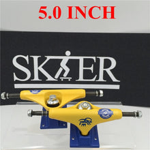 Load image into Gallery viewer, 2PCS USA Royal Skateboard Trucks 5.25 inch Aluminum Trucks 5.0" Double Rocker Skateboarding Accessories Street Skate Truck
