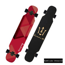 Load image into Gallery viewer, 108cm Small long board skateboard beginner skateboard car adult road skateboard dance board brush street long board