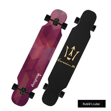 Load image into Gallery viewer, 108cm Small long board skateboard beginner skateboard car adult road skateboard dance board brush street long board