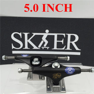 2PCS USA Royal Skateboard Trucks 5.25 inch Aluminum Trucks 5.0" Double Rocker Skateboarding Accessories Street Skate Truck