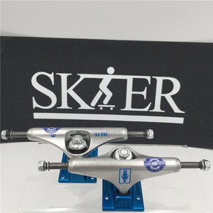 2PCS USA Royal Skateboard Trucks 5.25 inch Aluminum Trucks 5.0" Double Rocker Skateboarding Accessories Street Skate Truck