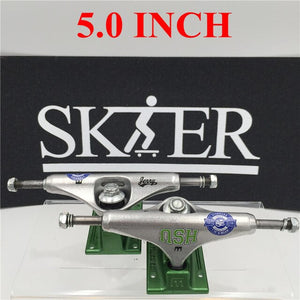 2PCS USA Royal Skateboard Trucks 5.25 inch Aluminum Trucks 5.0" Double Rocker Skateboarding Accessories Street Skate Truck