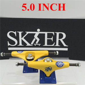 2PCS USA Royal Skateboard Trucks 5.25 inch Aluminum Trucks 5.0" Double Rocker Skateboarding Accessories Street Skate Truck