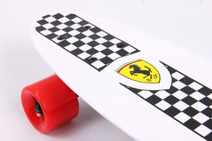 Ferrari Child Four-Wheel Double Cruiser Skateboard flip skate board for kids boy Max loading 50kg