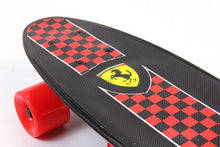 Load image into Gallery viewer, Ferrari Child Four-Wheel Double Cruiser Skateboard flip skate board for kids boy Max loading 50kg
