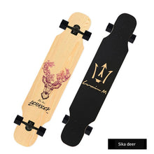 Load image into Gallery viewer, 108cm Small long board skateboard beginner skateboard car adult road skateboard dance board brush street long board
