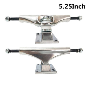 2PCS Ruckus Double Rocker Skateboard Trucks 5.0"/5.25" Aluminum designed Skate Trucks for 7.5-8.25" decks Skateboarding Bridges