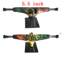 Load image into Gallery viewer, 2PCS Ruckus Double Rocker Skateboard Trucks 5.0&quot;/5.25&quot; Aluminum designed Skate Trucks for 7.5-8.25&quot; decks Skateboarding Bridges
