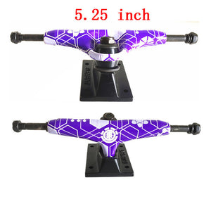 2PCS Ruckus Double Rocker Skateboard Trucks 5.0"/5.25" Aluminum designed Skate Trucks for 7.5-8.25" decks Skateboarding Bridges