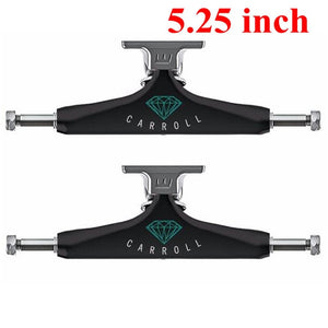 2PCS Ruckus Double Rocker Skateboard Trucks 5.0"/5.25" Aluminum designed Skate Trucks for 7.5-8.25" decks Skateboarding Bridges