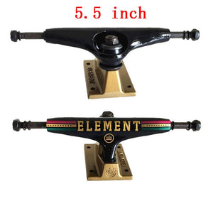 2PCS Ruckus Double Rocker Skateboard Trucks 5.0"/5.25" Aluminum designed Skate Trucks for 7.5-8.25" decks Skateboarding Bridges