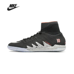 Nike HyperVenomX Football Boots Men Soccer High Ankle Cleats Boys Soccer Shoes Training Sport Shoes Sneakers 820118-006