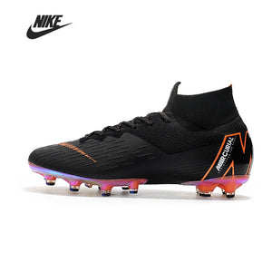 Football Boots Nike Mercurial Superfly VI 360 Elite AG Men Training Football Boots High Ankle Sport Soccer Sneakers AGH01