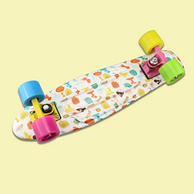 2019 High Quality Retro Skateboard Starry Sky Pattern Mini Board for Outdoor Sport Street Fish board longboard skateboard PN08