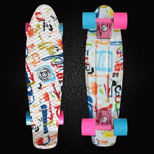 Load image into Gallery viewer, 2019 High Quality Retro Skateboard Starry Sky Pattern Mini Board for Outdoor Sport Street Fish board longboard skateboard PN08
