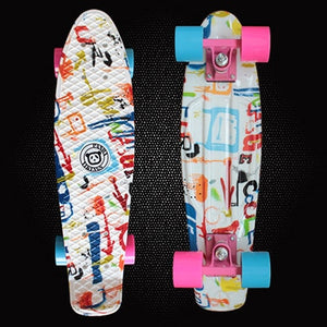 2019 High Quality Retro Skateboard Starry Sky Pattern Mini Board for Outdoor Sport Street Fish board longboard skateboard PN08