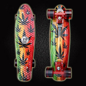 2019 High Quality Retro Skateboard Starry Sky Pattern Mini Board for Outdoor Sport Street Fish board longboard skateboard PN08