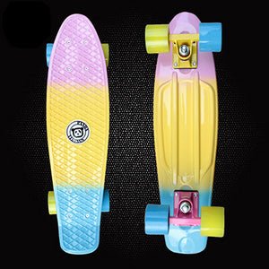 2019 High Quality Retro Skateboard Starry Sky Pattern Mini Board for Outdoor Sport Street Fish board longboard skateboard PN08